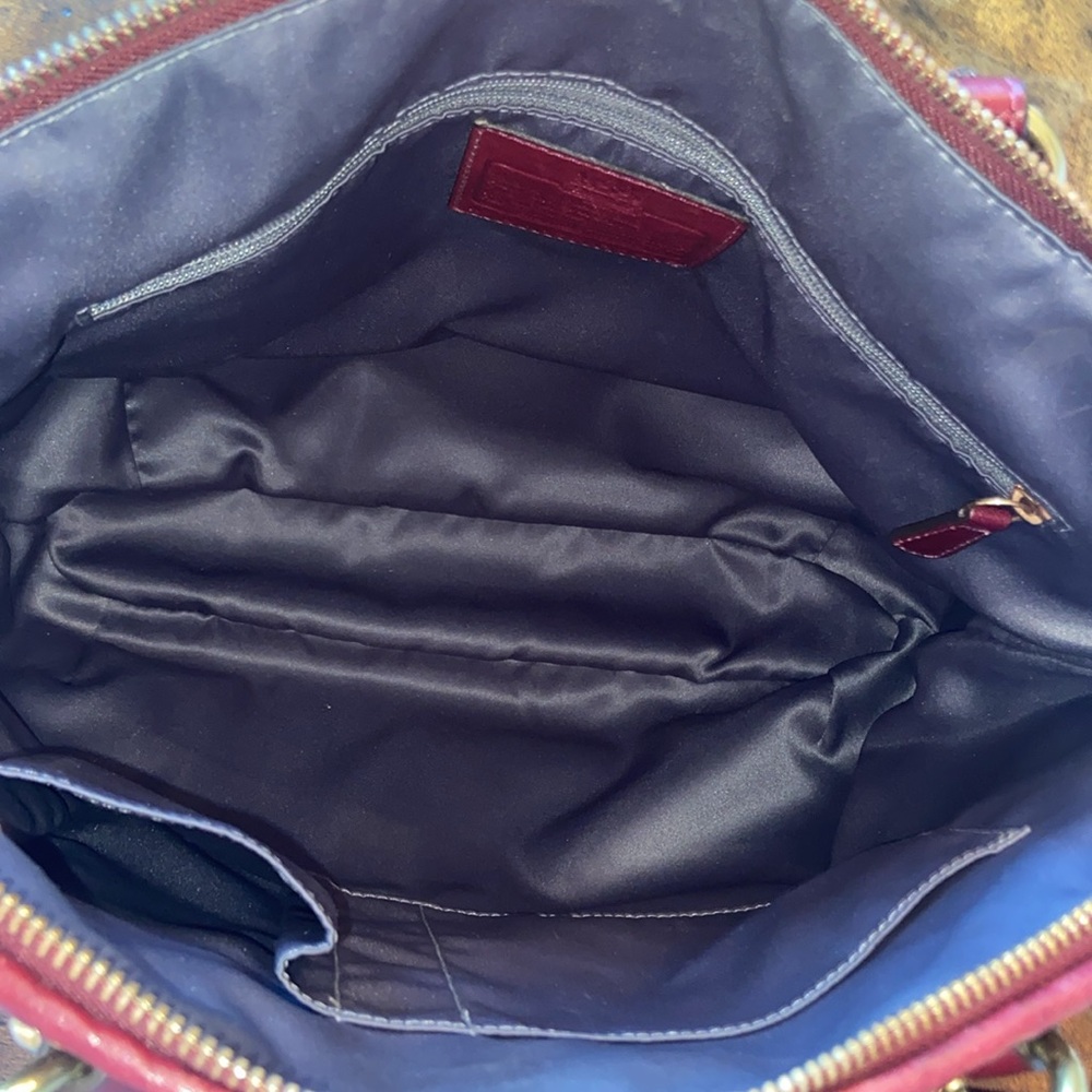 NWOT Coach Burgundy bag vintage - Picture 9 of 15